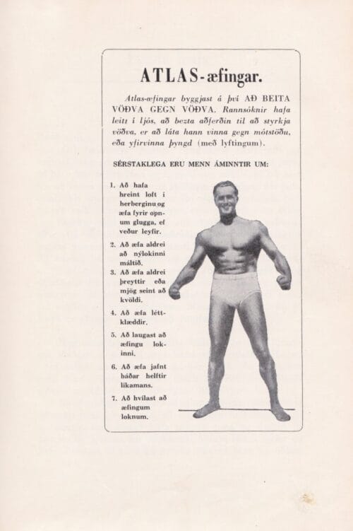 Aðferð Charles Atlas til að efla heilbrigði og hreysti - Image 2