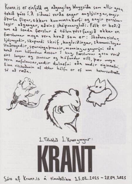 KRANT - 1. tölublað