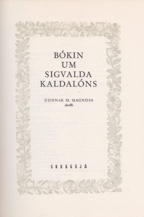 Bókin um Sigvalda Kaldalóns - Image 2